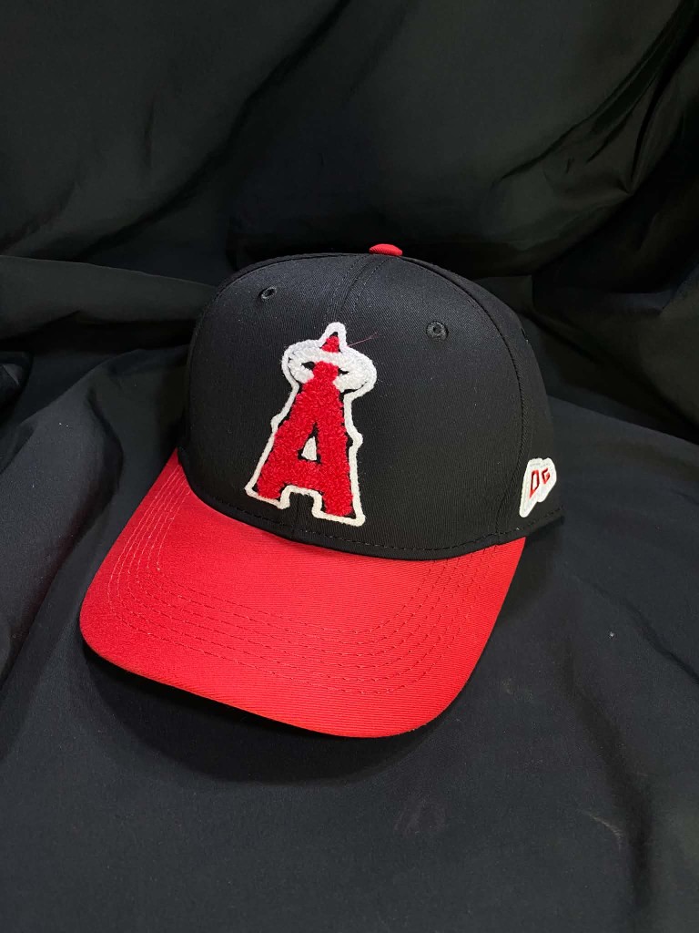 Gorra MLB Angelinos de Anaheim logos terciopelo