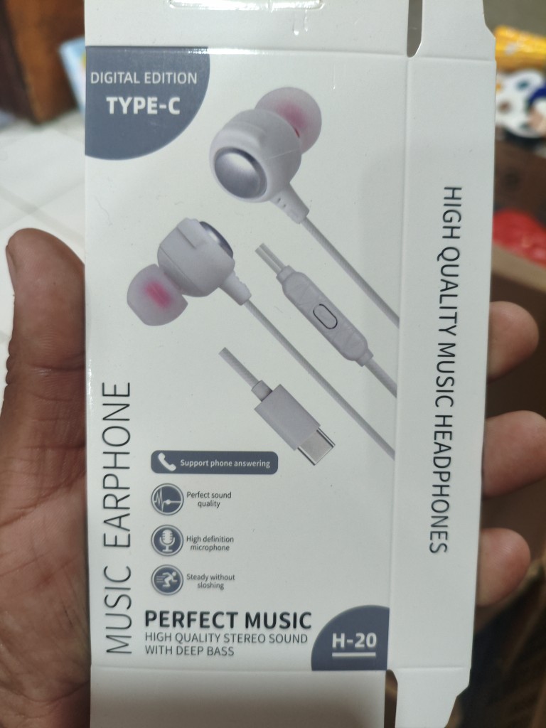 Audifonos H-20 Type-C blancos