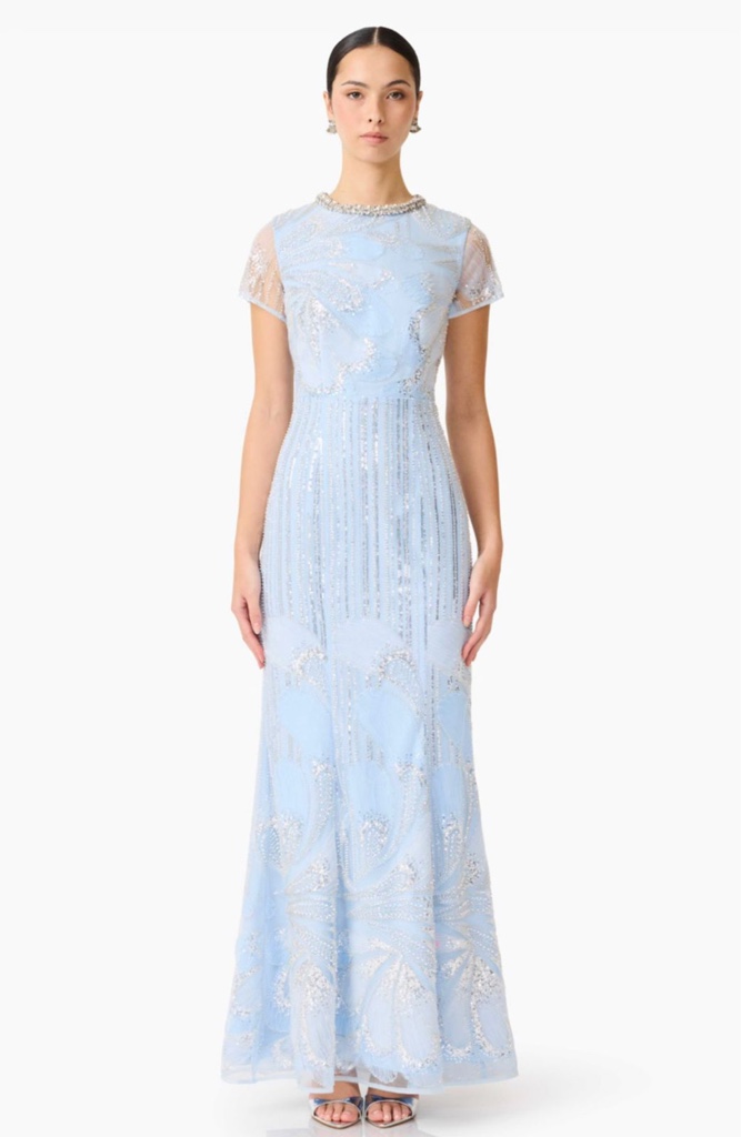 Anabelle Cap Sleeve Gown
