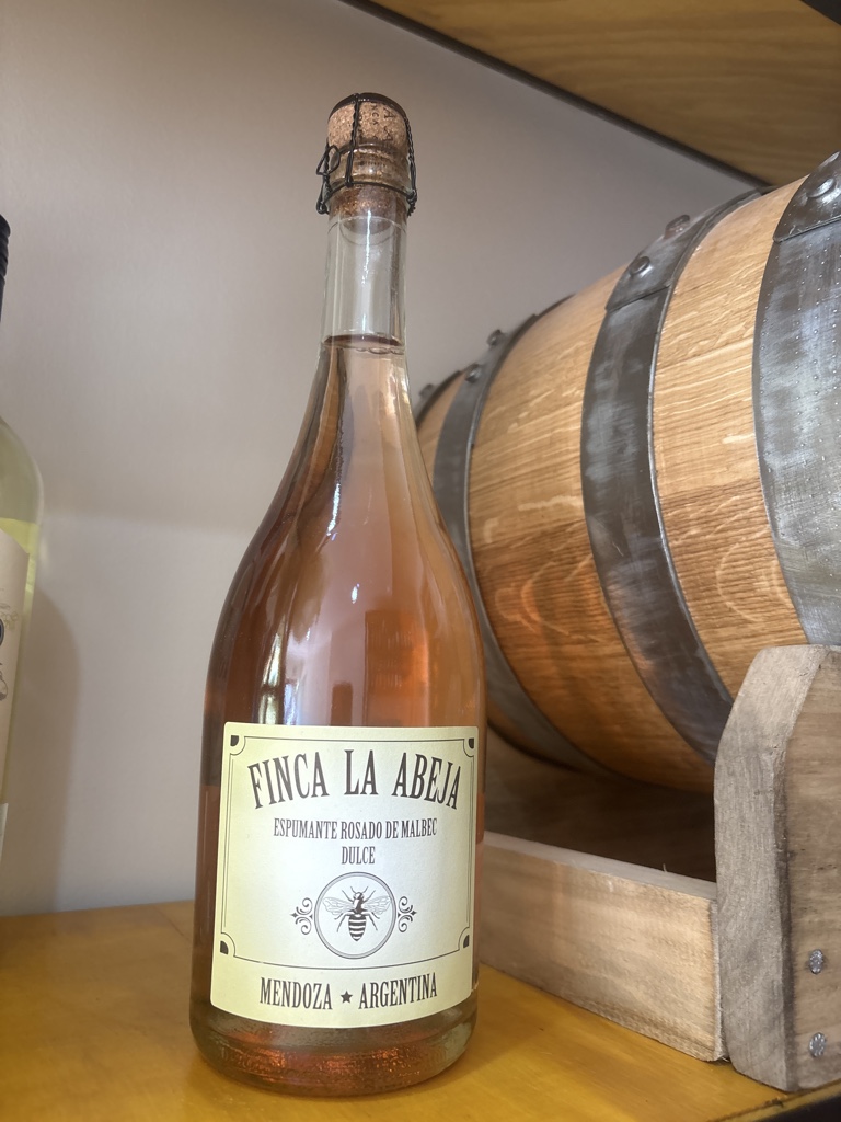 Espumante rosado La abeja