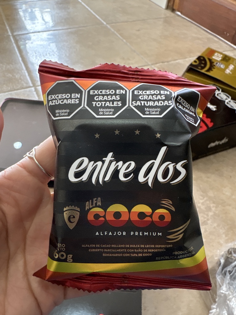 Entre dos Alfajor Coco 60gr