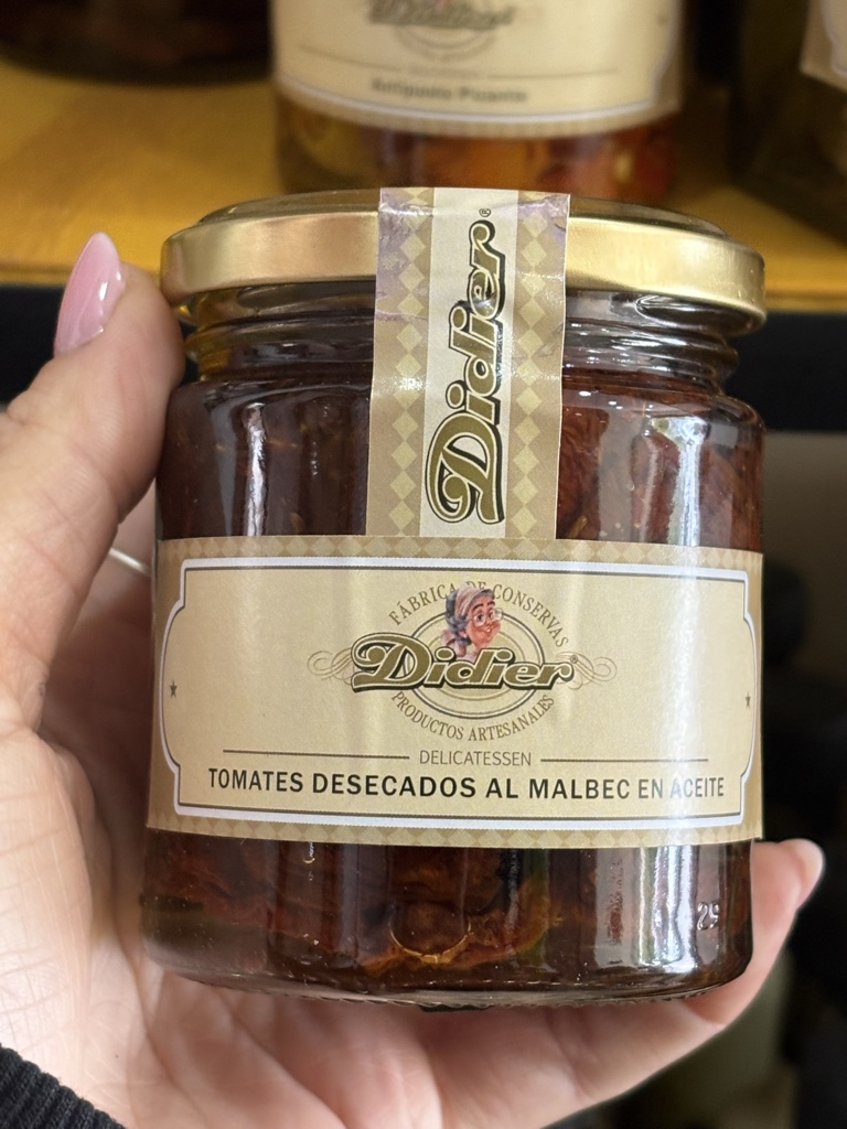 Tomates desecados al Malbec en aceite 90gr