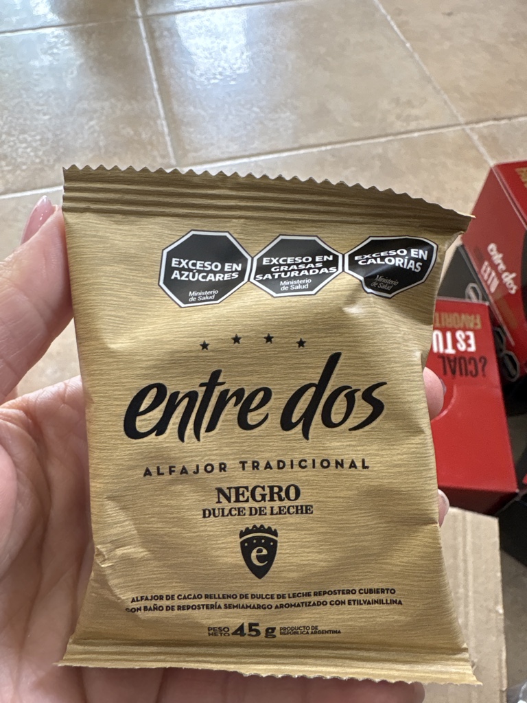 Entre Dos alfajor negro ddl 45gr