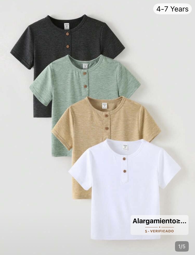 Poloches niño botones