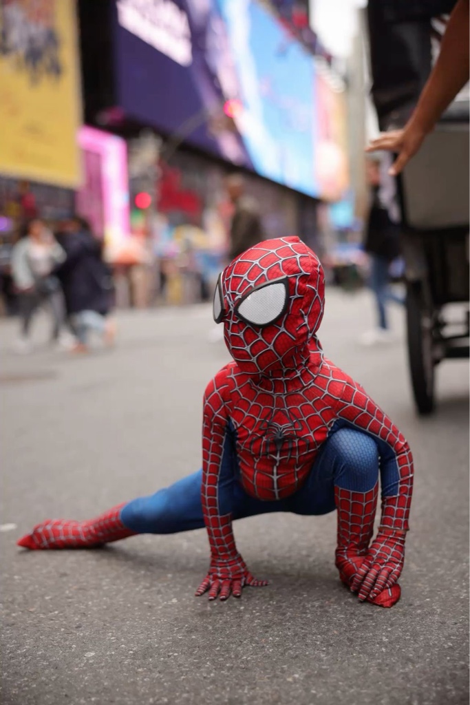 Traje Spider man niño pequeño 2-4 años