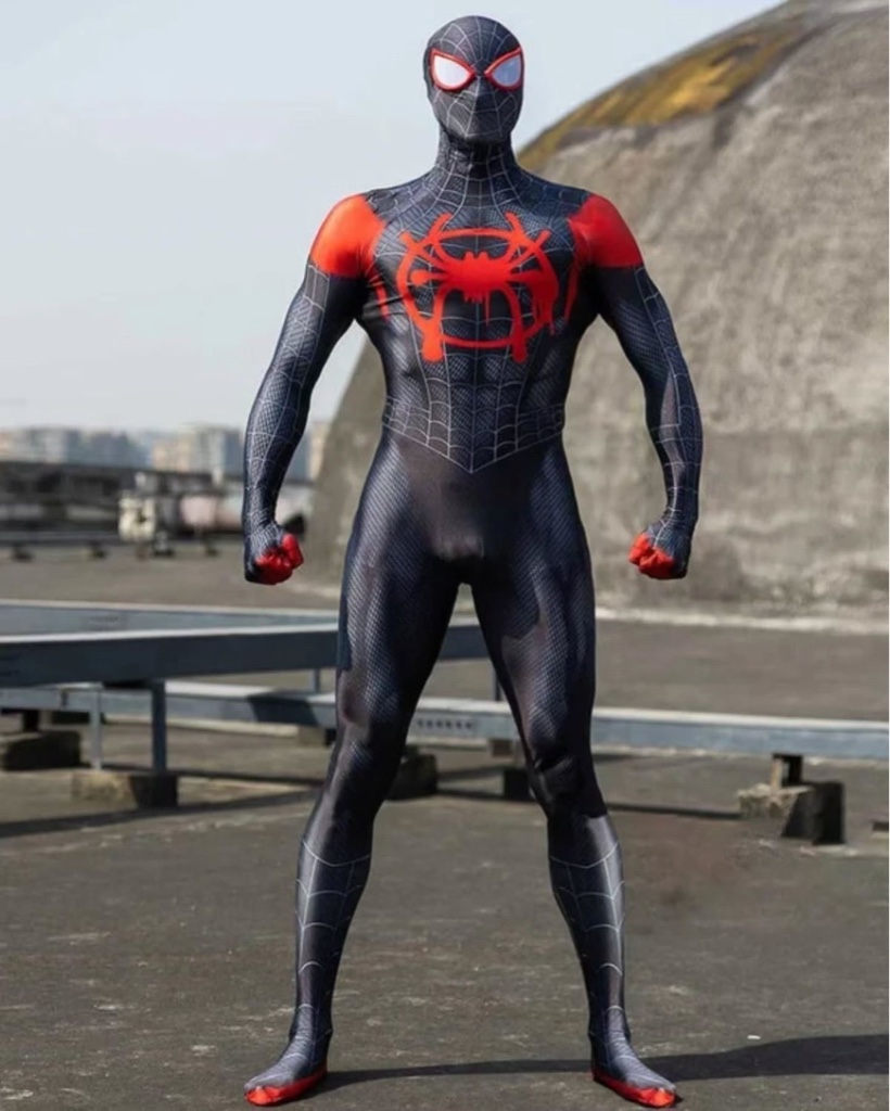 Traje Spiderman miles Morales adulto