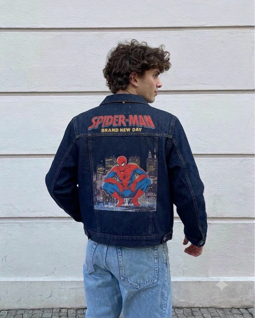 Jacket mezclilla Spiderman