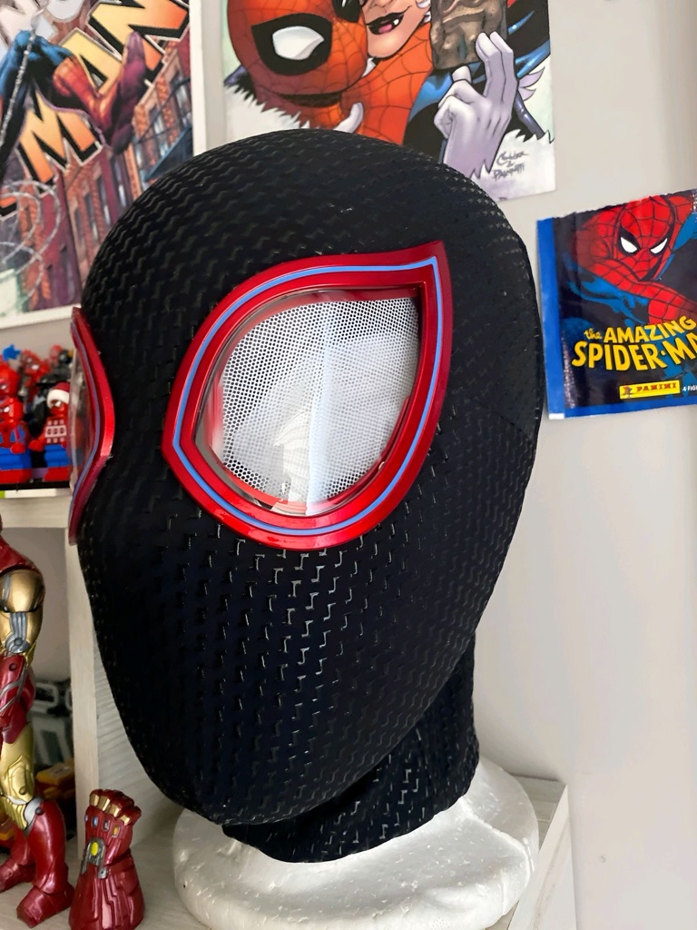 Máscara electrónica Spiderman miles Morales