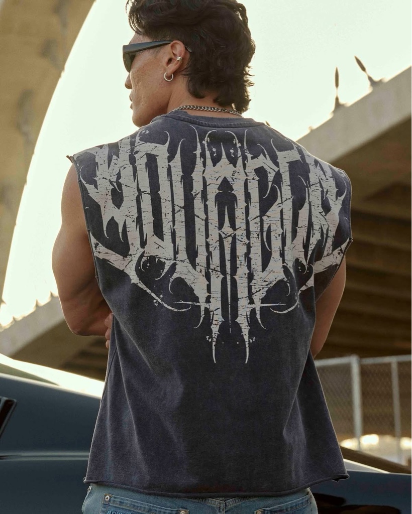 3022 YoungLA  ANARCHY CROPPED TANKS