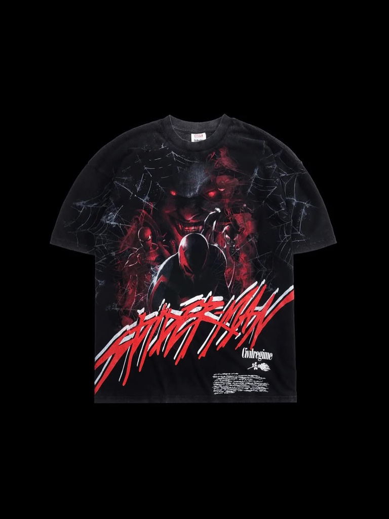 CIVIL REGIME Spiderman 2099 199X Oversized Tee