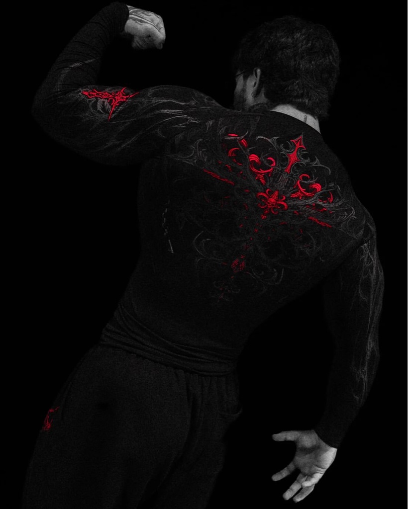 BreatheDivinity Void Tech™ Fallen Knight longsleeve Compression [NIGHTMARE]