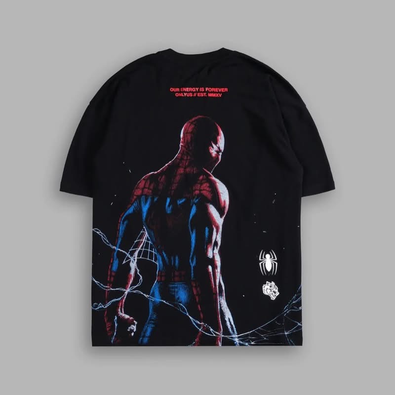 DarcSport Web Of Shadows “Premium” Oversized Tee in black