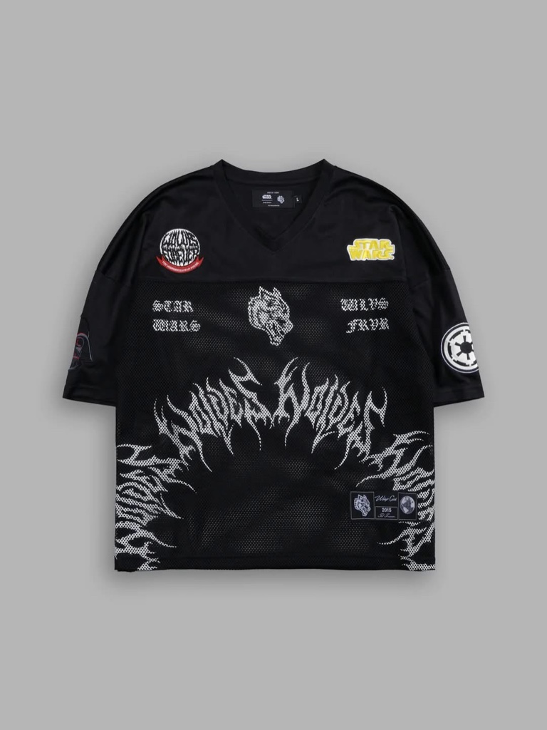 DarcSport  The Power Emmitt Football Jersey in Black