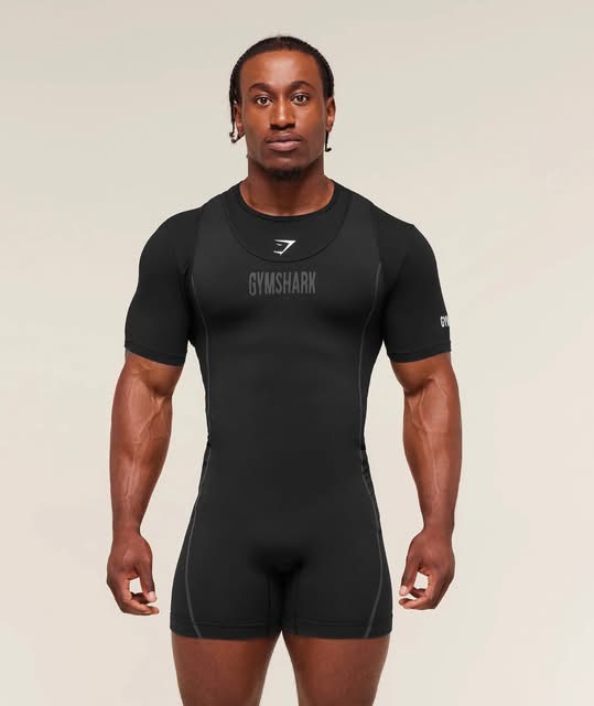 Gymshark Seamless Singlet in Black/Pitch Grey
