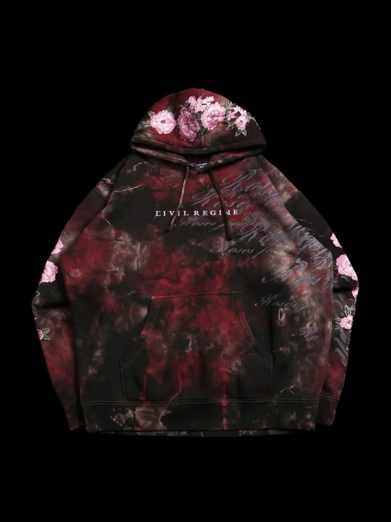 CIVIL REGIME Thorn Rose in Vintage Black