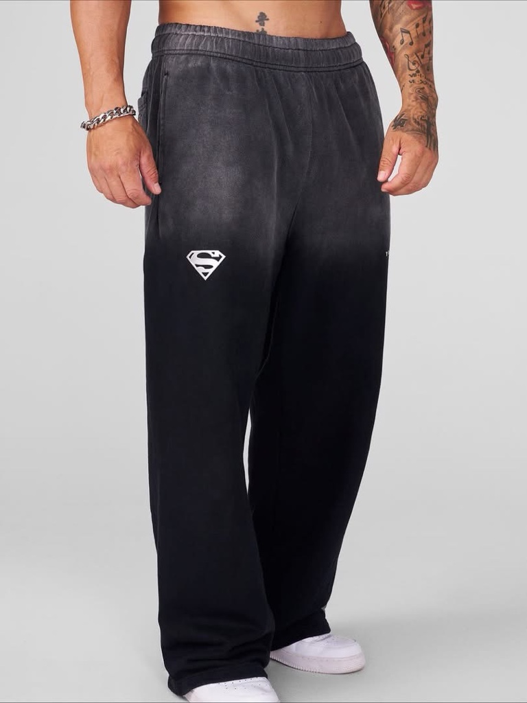 2032 YoungLA  SUPERMAN Jogger Sweets  Black Wash