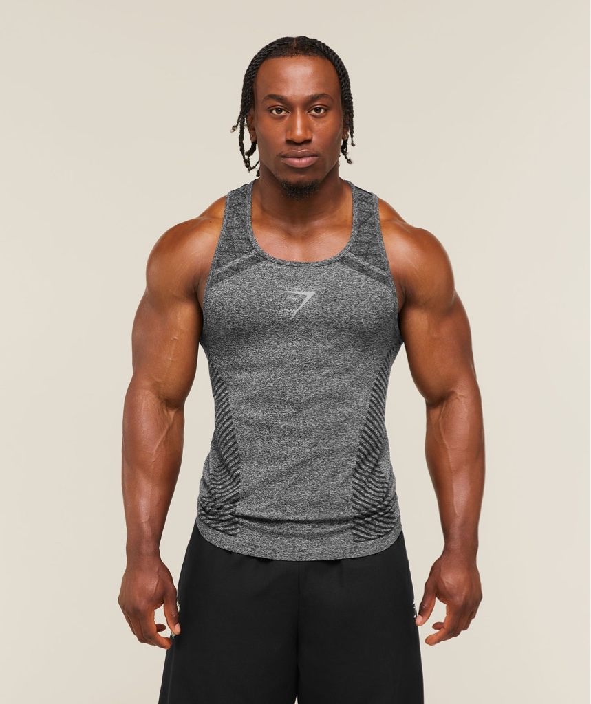 Gymshark Devant  Seamless Tank Black