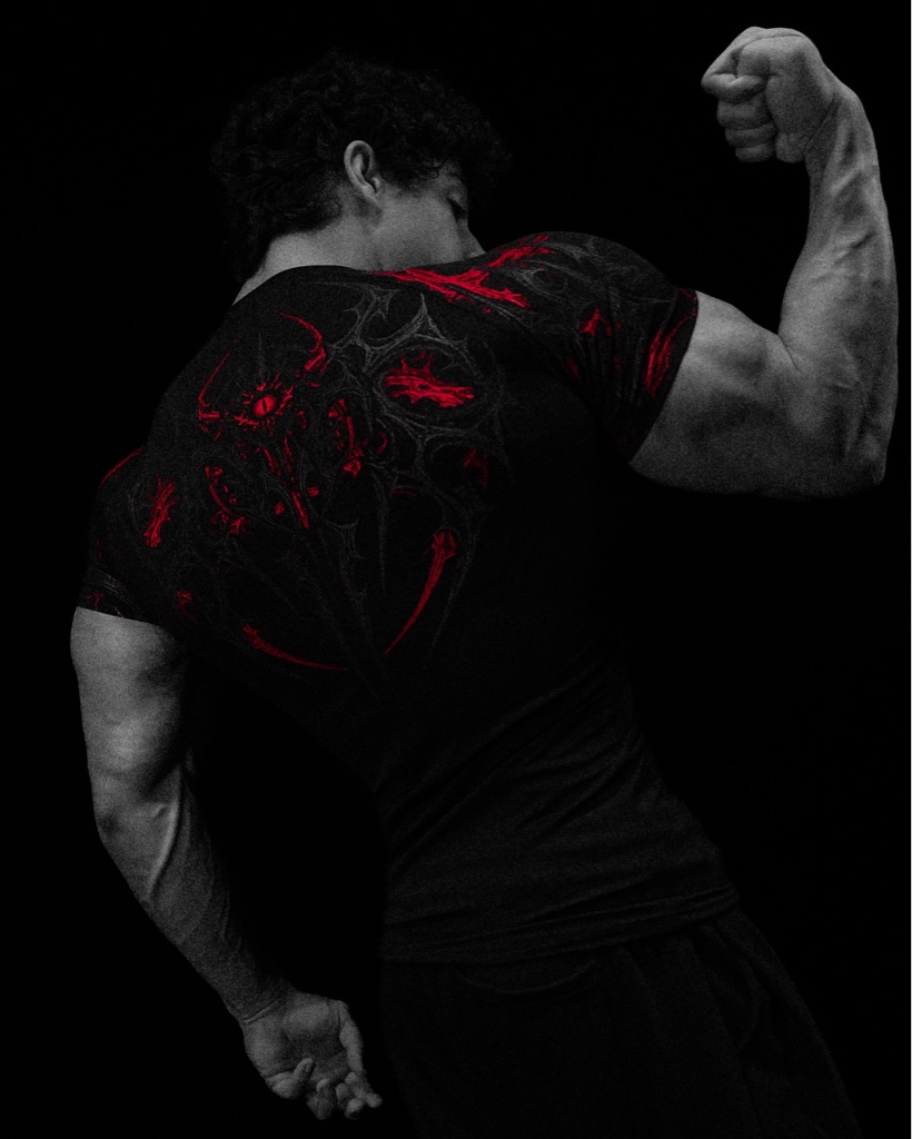BreatheDivinity Void Tech™ Parasite Short Sleeve Compression [RAGE]