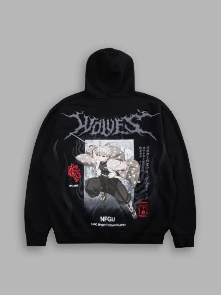 DarcSport  Special Edition SSD Kimetsu no Yaiba Zenitsu NFGU “Pierce” Hoodie in Black