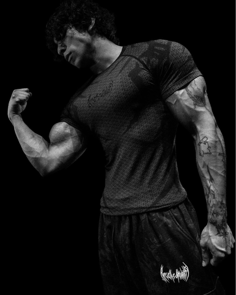 BreatheDivinity Doom Tech™ Armored shortsleeve Compression [MIDNIGHT]