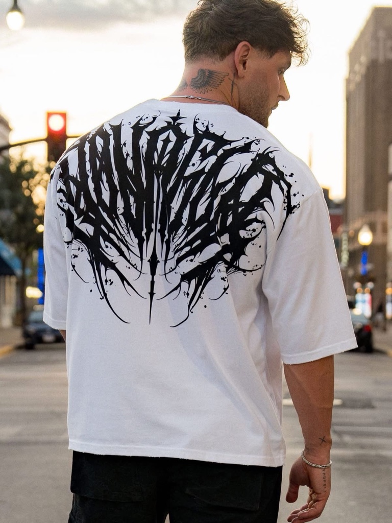 4185 YoungLA CHAOS TEES White