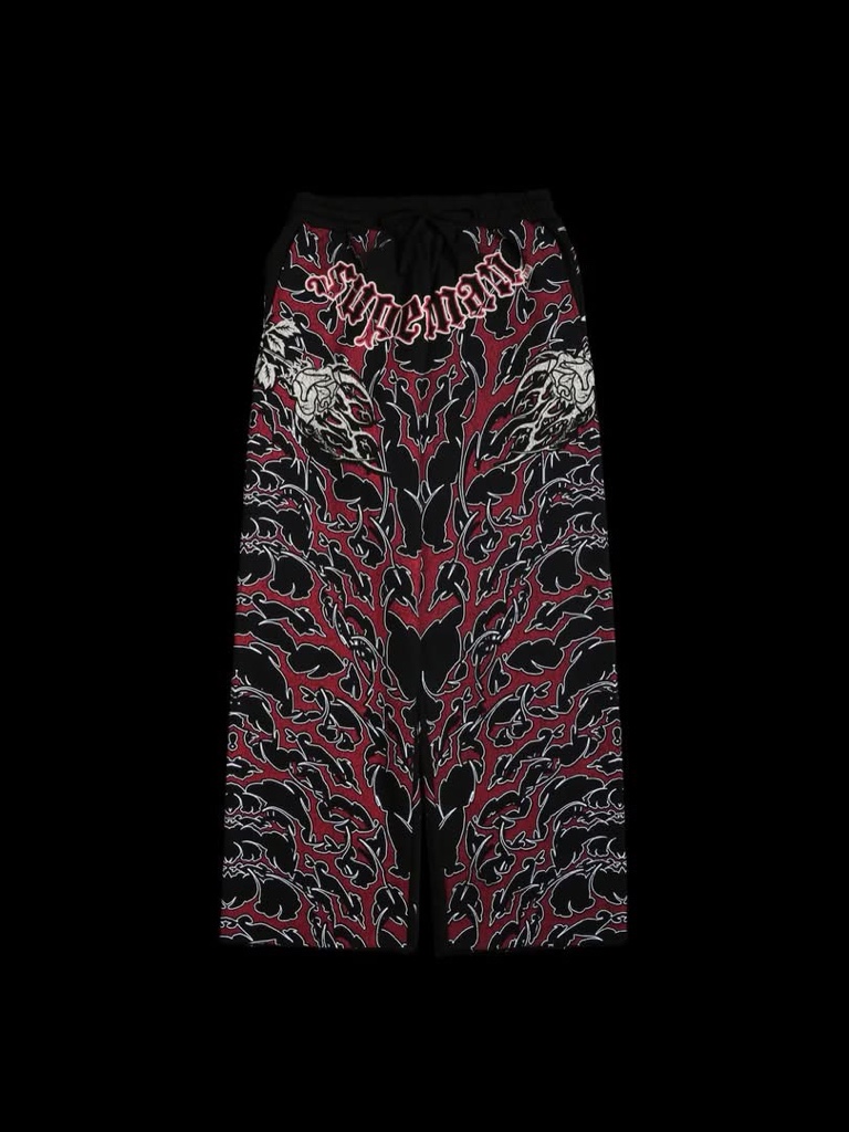 CIVIL REGIME Superman Red Death Wraith Baggy  Pants in Black Joggers