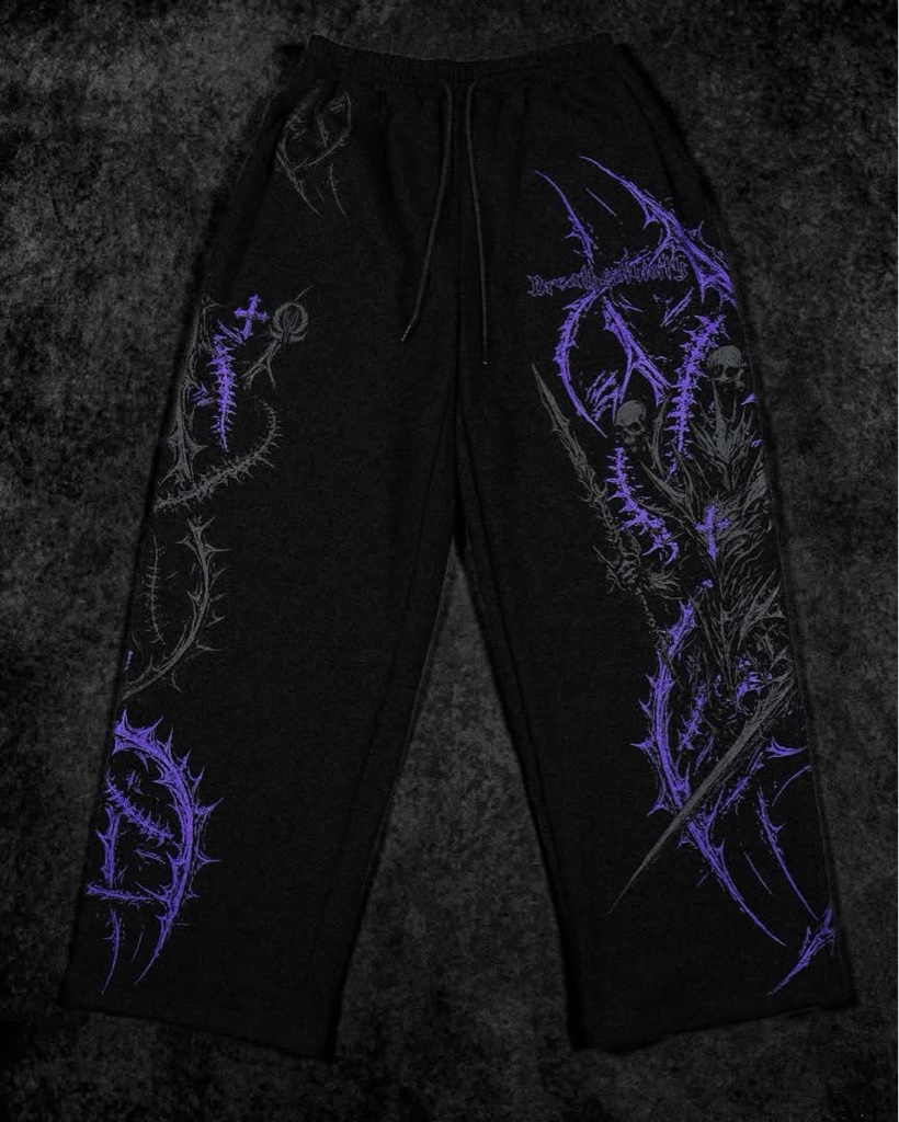 BreatheDivinity Abysswalker Joggers Uncuffed Luxury sweatpants [DUSK]