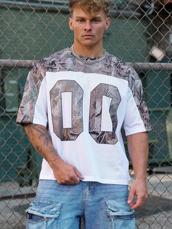 4237 YoungLA DOUBLE-ZERO JERSEY Tan Tree Camo