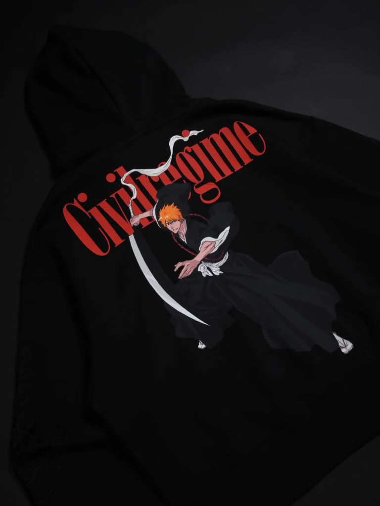 Civil Regime Chaos Inside Forever Hoodie in Brown