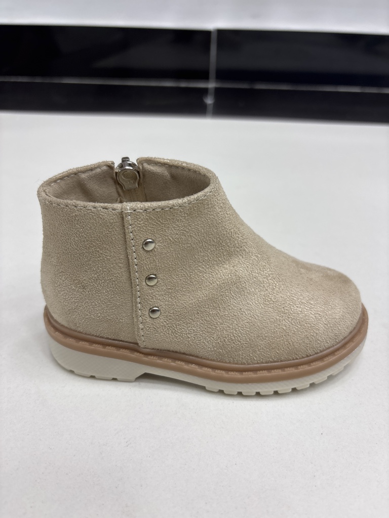 Botin beige gamuza