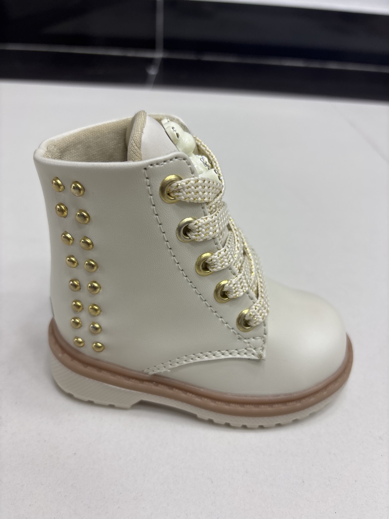 Bota beige mate taches