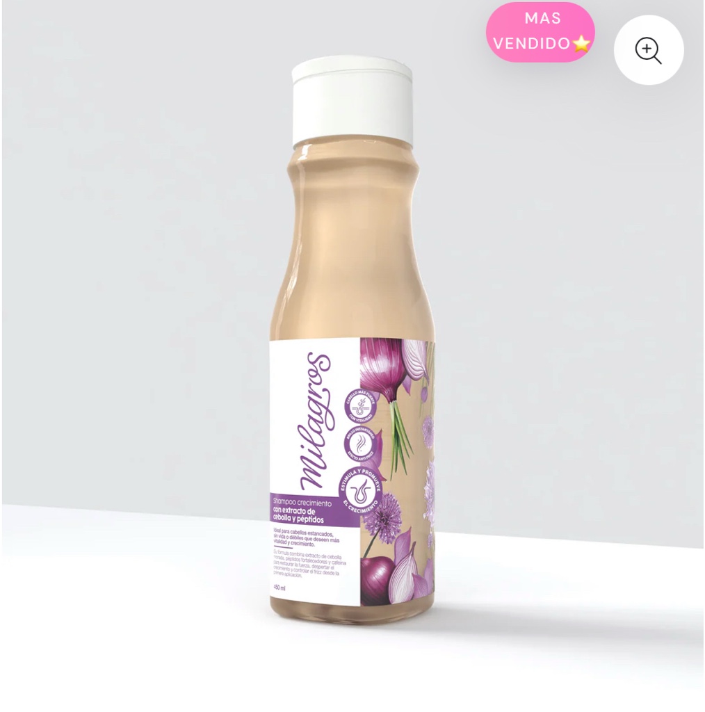CP ML Shampoo de cebolla (con péptidos)