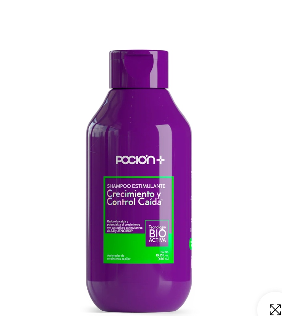 CP PC Shampoo Crecimiento y Control Caída Poción 450 ml