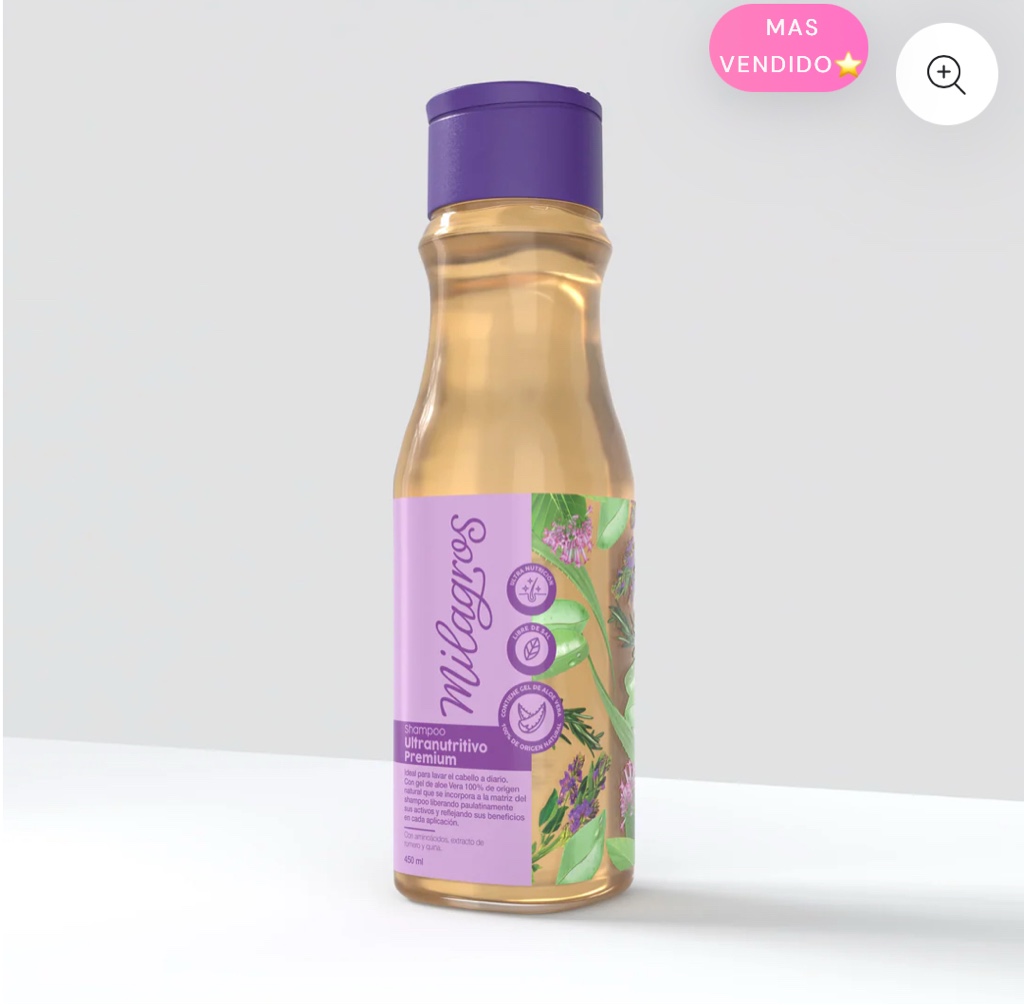 CP ML Shampoo Ultra Nutritivo Premium (con aloe vera)