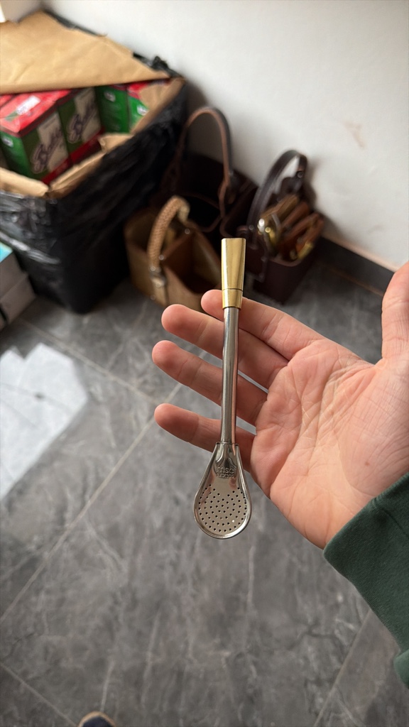 Bombilla acero inoxidable