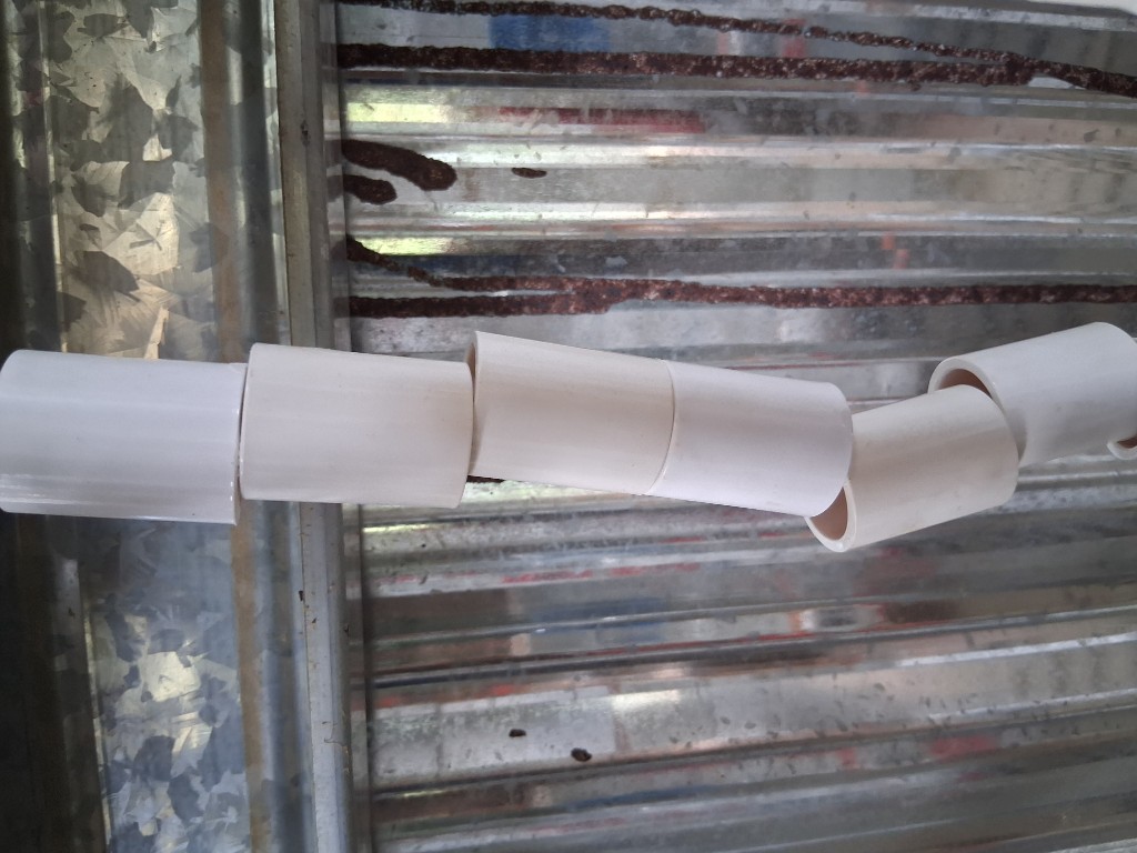Camisa PVC blanco de 1/2