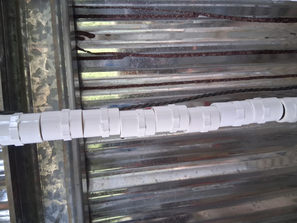 Adaptador hembra de PVC blancas de 1/2