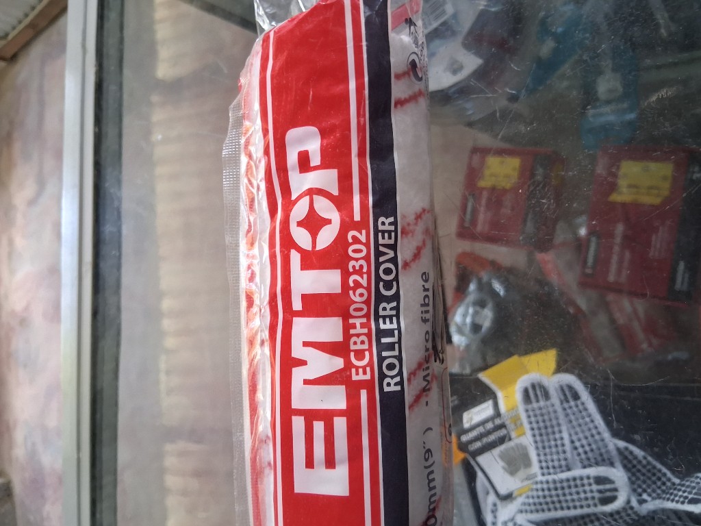 Felpa EMTOP cover para rodillo rojo 9"