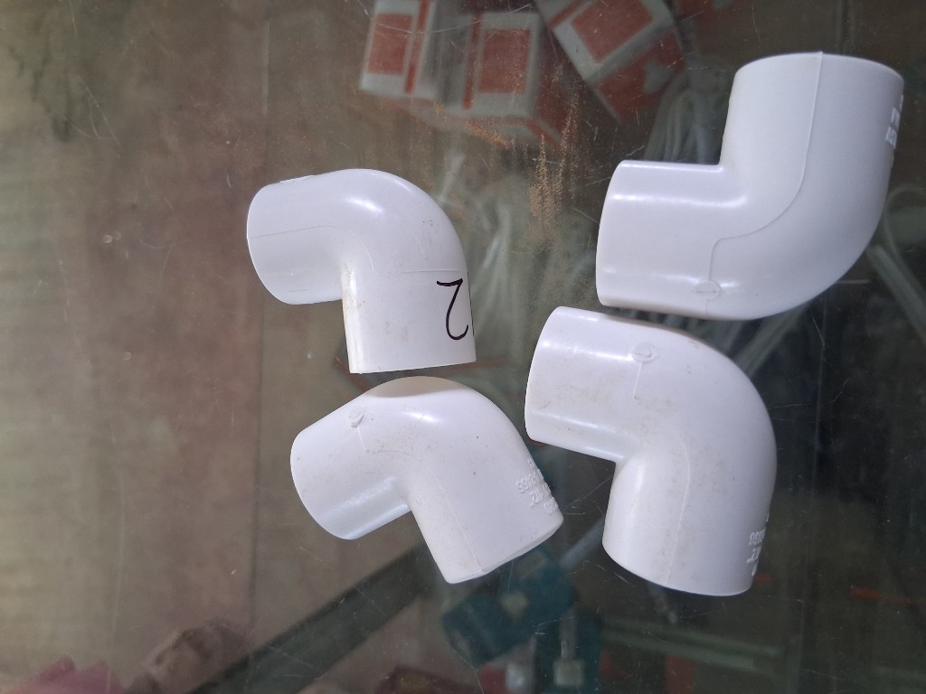 Codo PVC blanco 1/2
