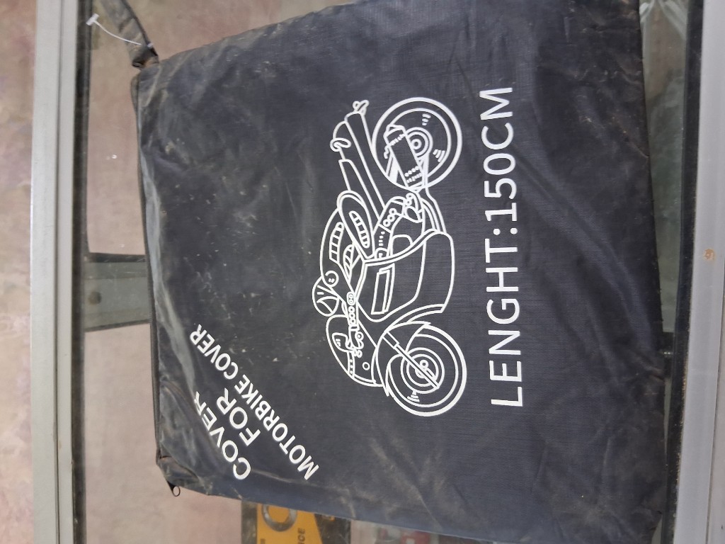 Cobertor para moto negra 150cm