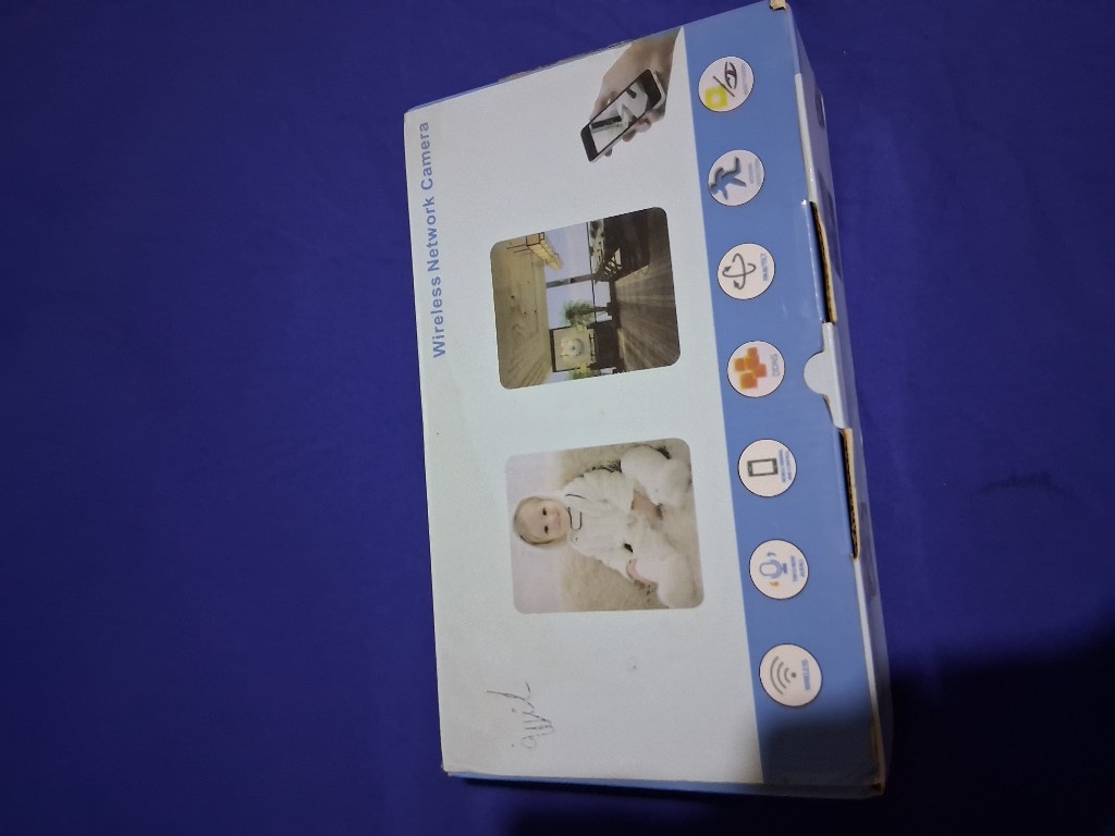 Camara seguridad 2 lentes WiFi blanca