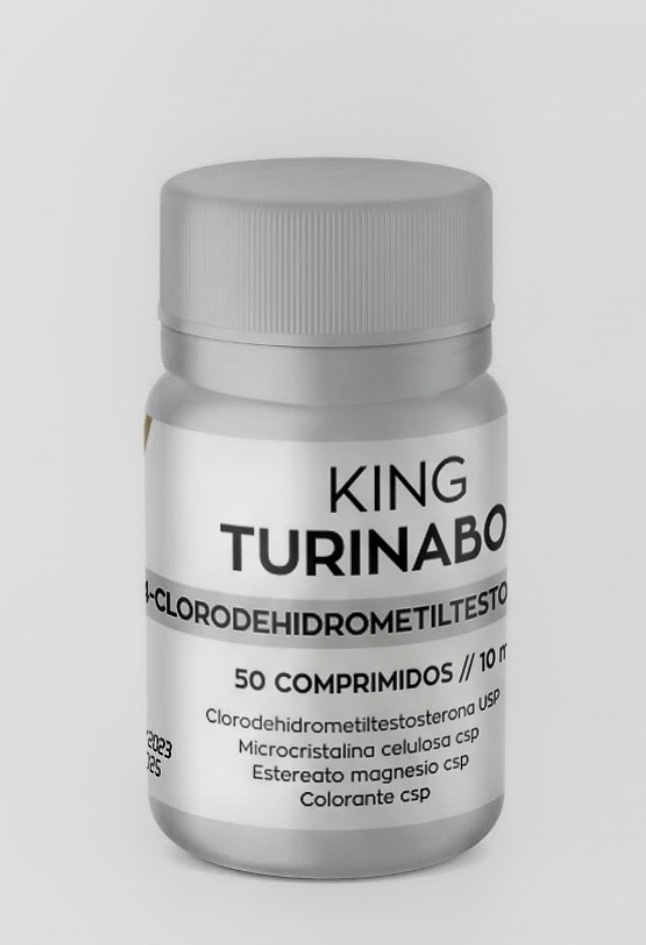 👑TURINABOL Clorodhydromethyltestosterona 10mg / 50 comprimidos