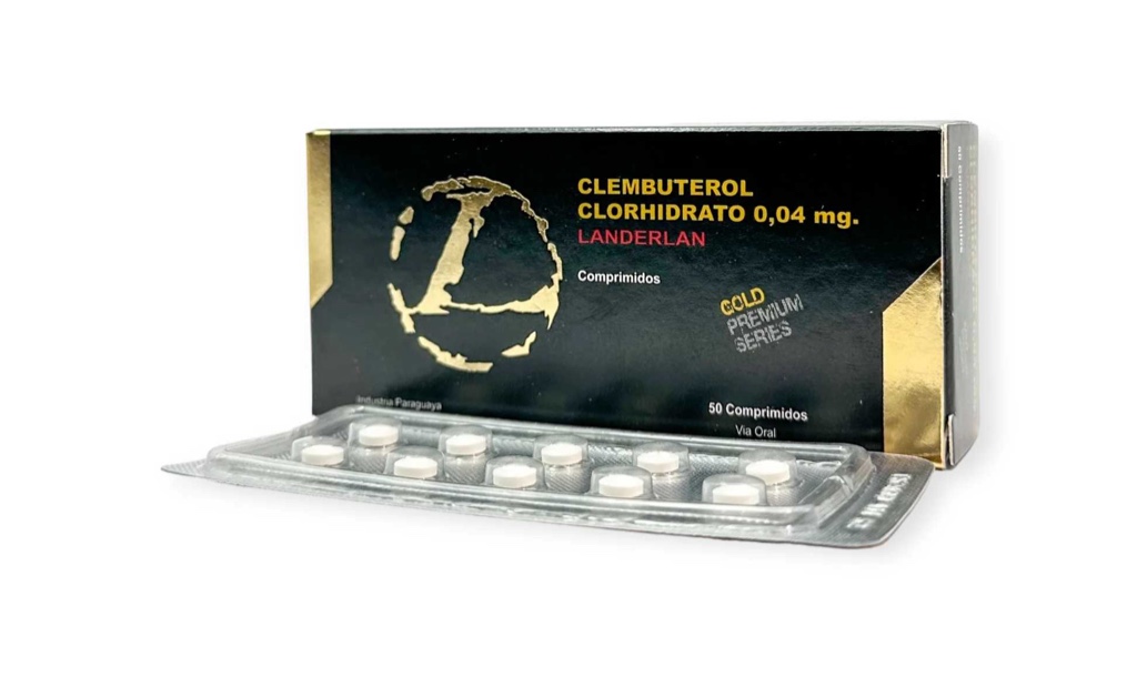 🇵🇾CLEMBUTEROL Clorhidrato (50cmp/40mcg) Landerlan Gold