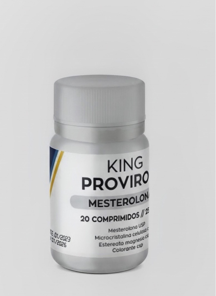 👑KING PROVIRON MESTEROLONA 20 comprimidos 25mg
