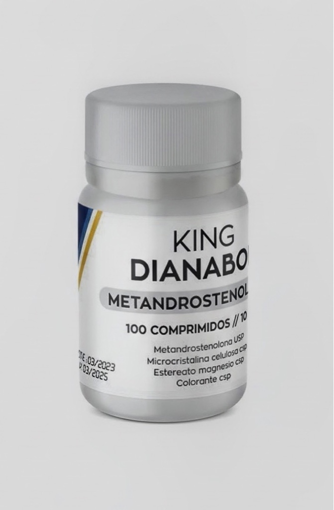 👑KING DIANABOL Mentandrostenolona 10mg/ 100 Tabletas