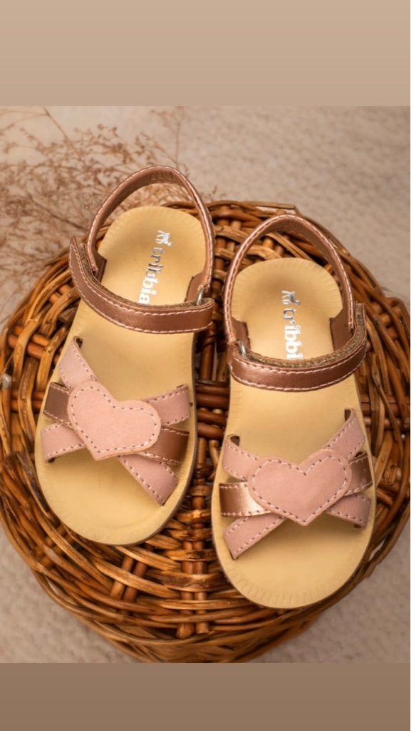 Sandalias Filipa rosa gold