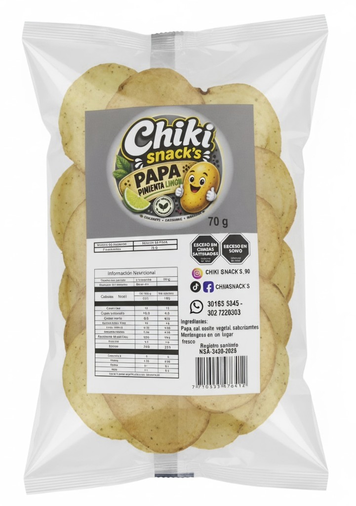 C11. Papa pimienta limon 70g