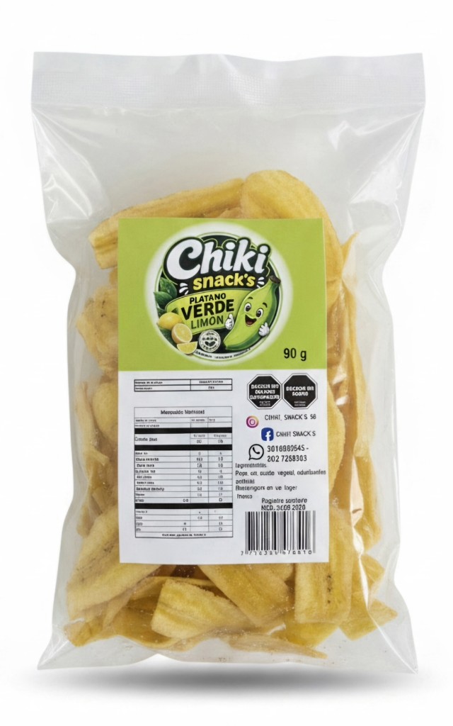 B4. Platano verde limon 90g