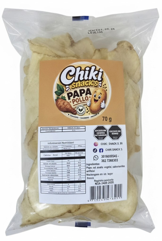 C17. Papa pollo 70g