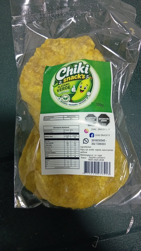 J46. Patacón verde x 100g